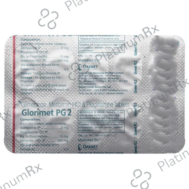 Glorimet PG 2 Tablet
