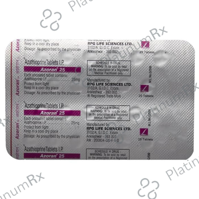 Azoran 25mg Tablet 25s