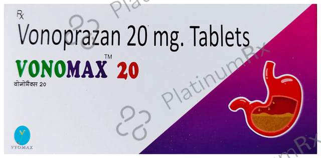 Vonomax 20mg Tablet 10s