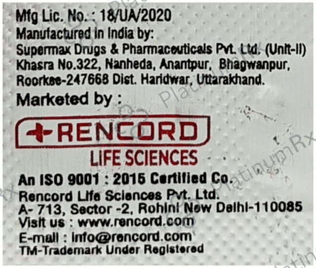 Renidipine 4 Tablet