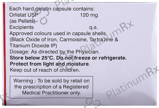Lipocut 120mg Capsule 10s