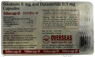 Silocap D 0.5/8mg Capsule 10s