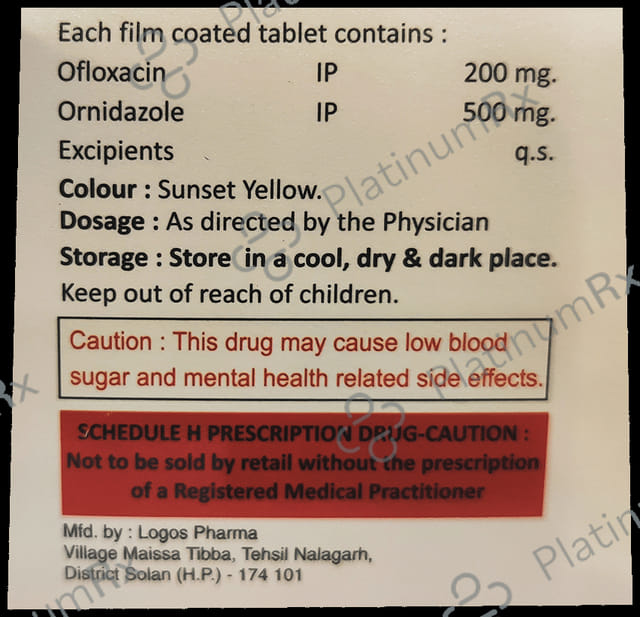 Vivoflox OZ 200/500mg Tablet 10s