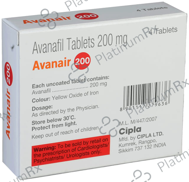 Avanair 200mg Tablet 4s