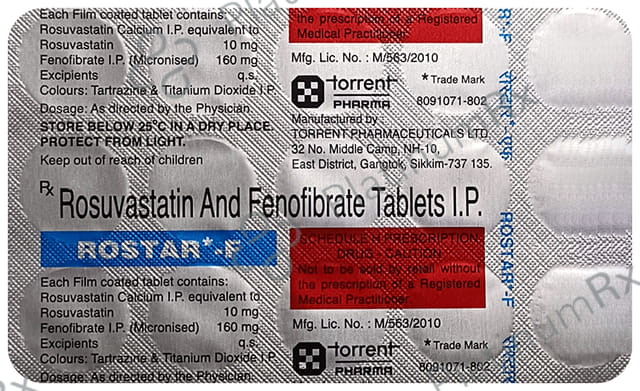 Rostar F 160/10mg Tablet 15s
