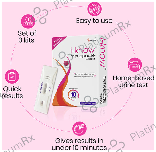 i Know Menopause Testing Kit 3s