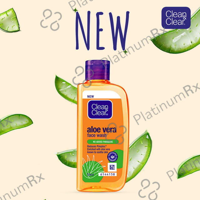 Clean & Clear Aloe Vera Face Wash 50ml