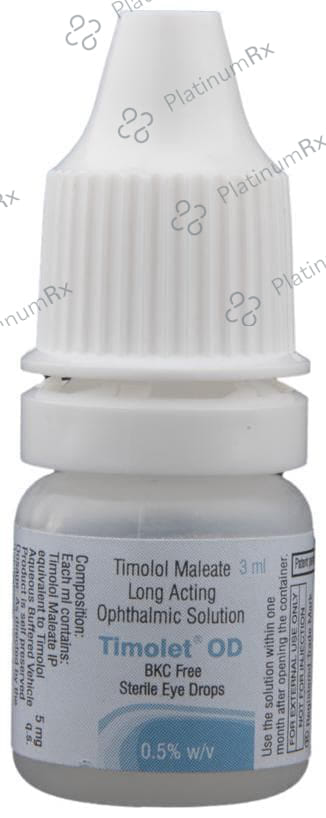 Timolet OD 0.5% BKC Eye Drop 3ml