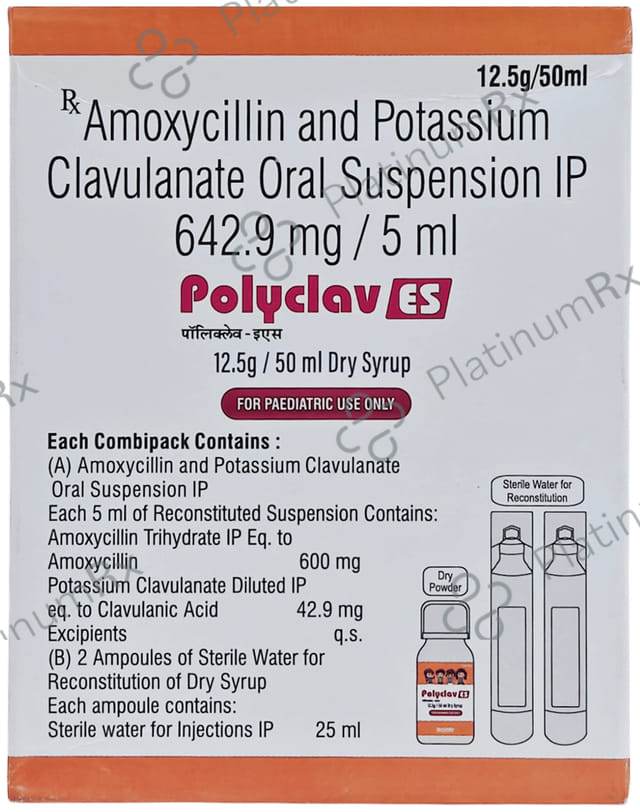 Polyclav ES Dry Syrup 50ml