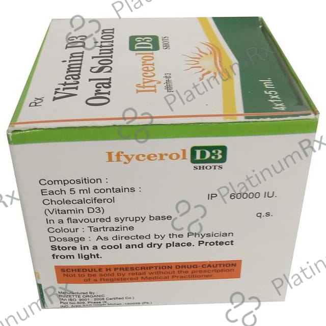 Ifycerol D3 Shots Oral Solution 5ml