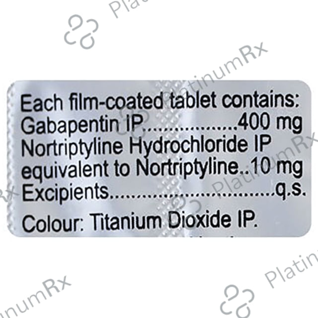 Pentanerv NT 400/10mg Tablet 15s