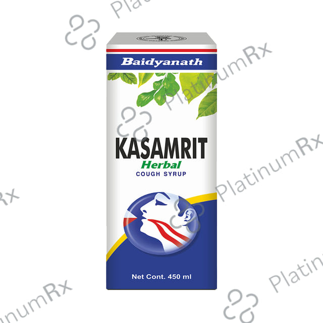 Baidyanath (Noida) Kasamrit Herbal Cough Syrup 450 ml