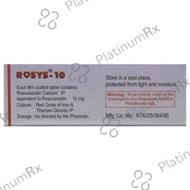 Rosys 10mg Tablet 10s