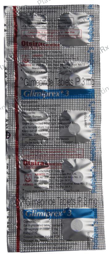 Glimiprex 3mg Tablet 10s