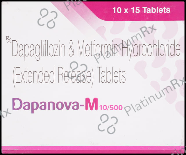 Dapanova M 10/500mg Tablet 15s
