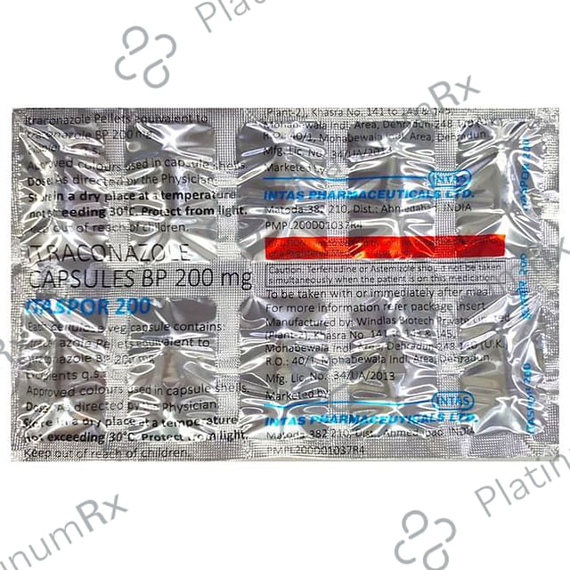 Itaspor 200mg Capsule 10s