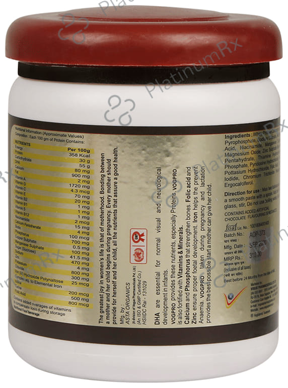 Vogpro Whey Protein Powder Chocolate