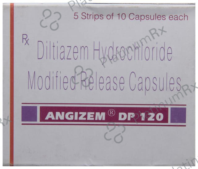 Angizem DP 120mg Capsule MR 10s