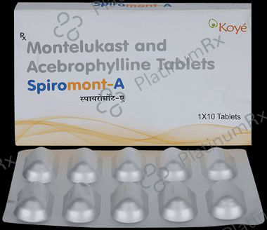 Spiromont A 200/10mg Tablet 10s
