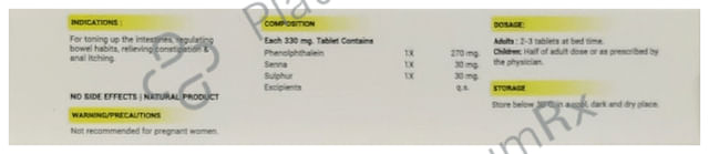 LDD Bioscience Yelo-Lax Tablet 40 tablets