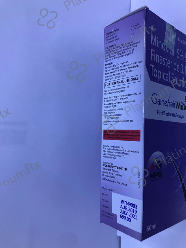 Gainehair Max 5% Topical Solution