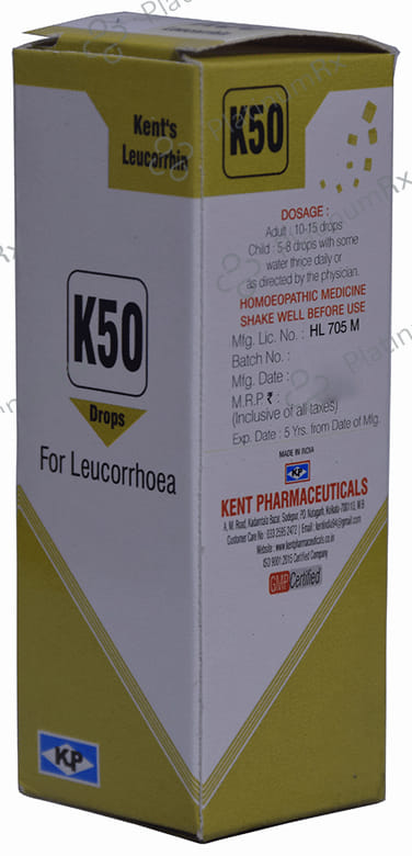 Kent's K50 Leucorrhoea Oral Drops