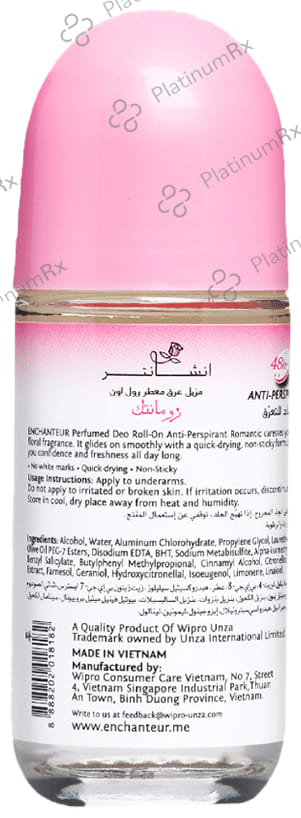 Enchanteur Perfumed Deo Roll-on Romantic