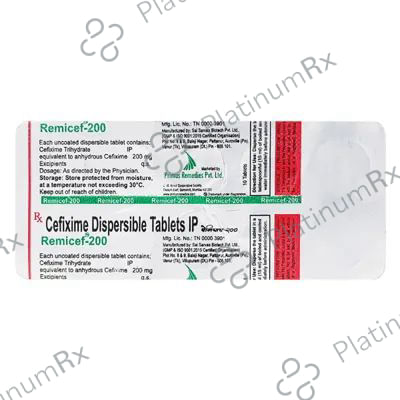 Remicef 200mg Tablet 10s