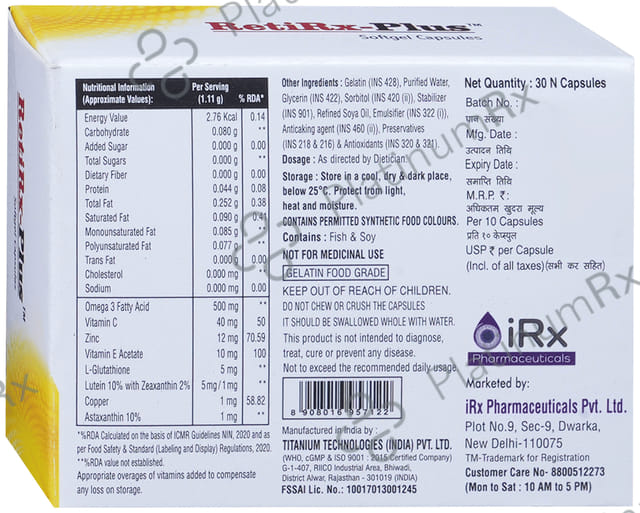 Retirx-Plus Softgel Capsule