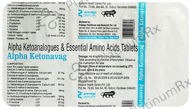 Alpha Ketonavag Tablet 10s