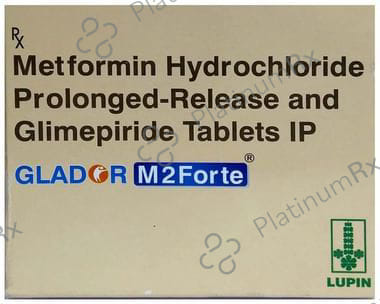 Glador M 2 Forte 2/1000mg Tablet PR 15s