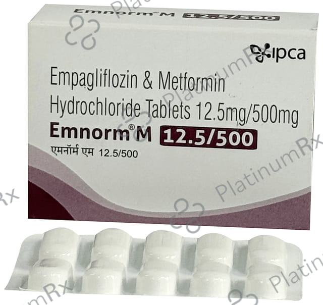 Emnorm M 12.5/500mg Tablet 10s