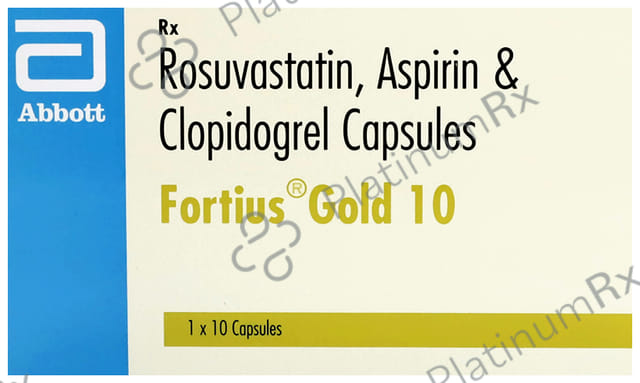 Fortius Gold 10/75/75mg Capsule 10s