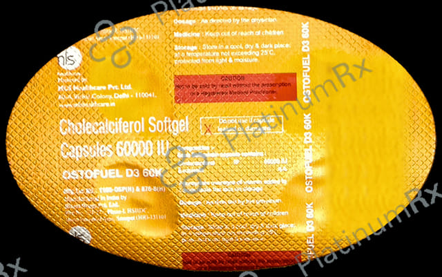 Ostofuel D3 60K Softgel Capsule