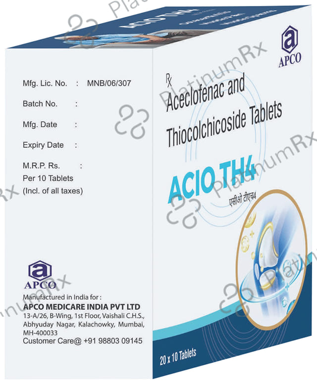Acio TH 4/100mg Tablet 10s
