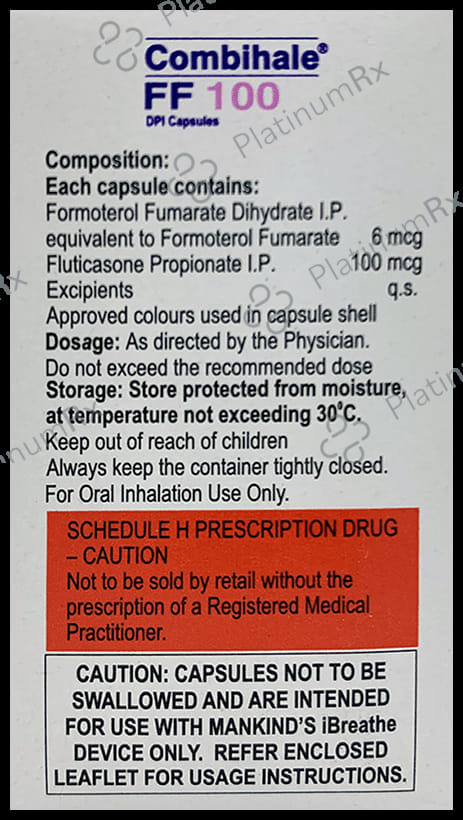 Combihale FF 100/6mcg Redicaps 30s
