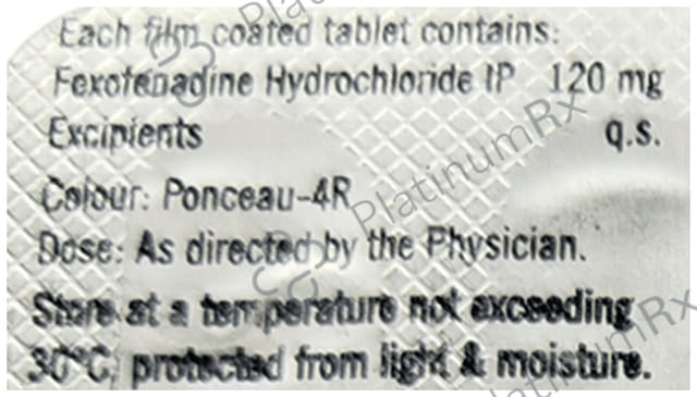 Fexoder 120mg Tablet