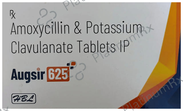 Augsir 625 500/125mg Tablet 10s
