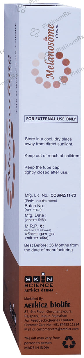 Melanosome Cream