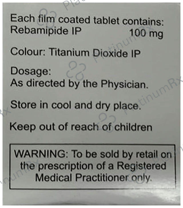 Rebagen 100mg Tablet 10s