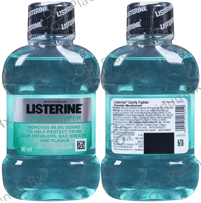 Listerine Cavity Fighter Mouth Wash 80ml