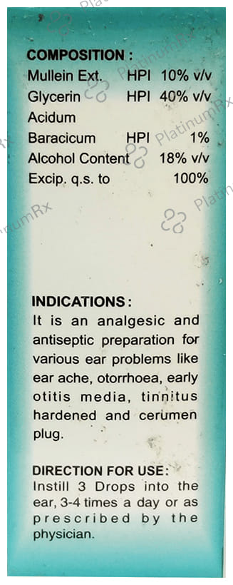 LDD Bioscience Mullein Oil Ear Drop
