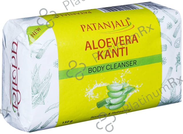 Patanjali Ayurveda Aloe Vera Kanti Body Cleanser Soap 150 gm