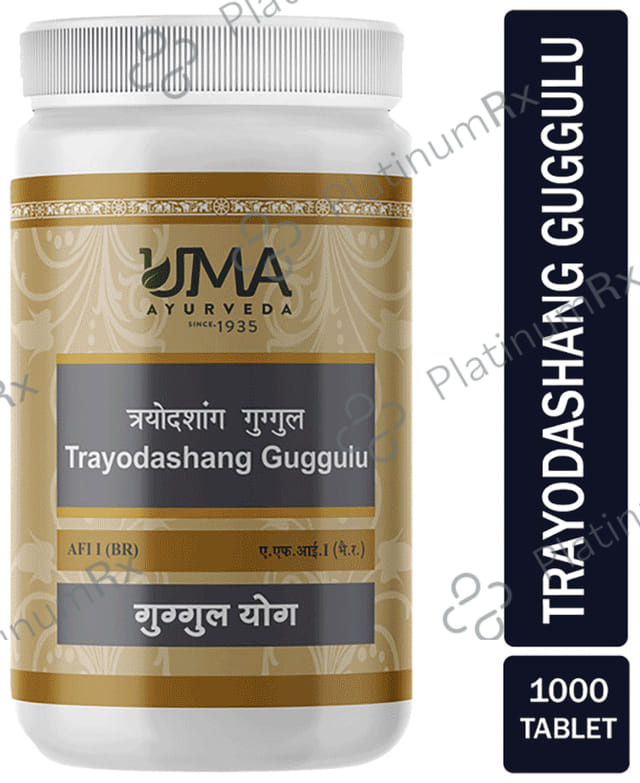 Uma Ayurveda Trayodashang Guggul Tablet