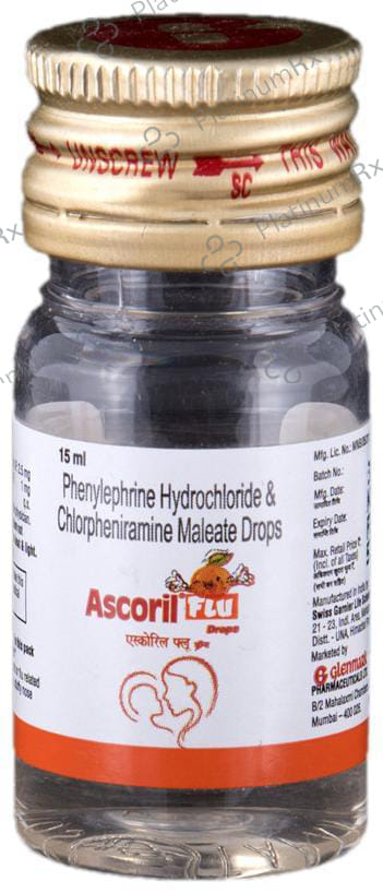 Ascoril Flu 1/2.5mg Oral Drops 15ml