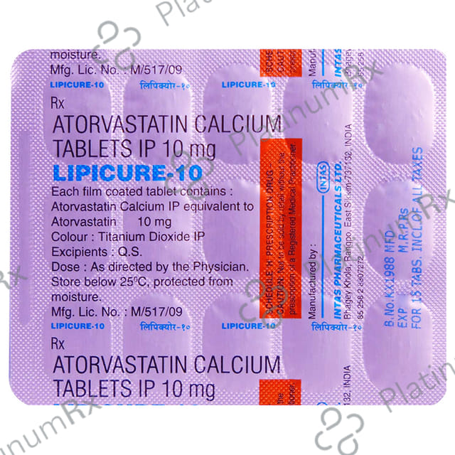 Lipicure 10 Tablet 10 Tablet
