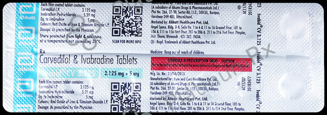 Ivabid CV 3.125/5mg Tablet 14s