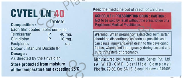 Cvtel LN 10/40mg Tablet 15s