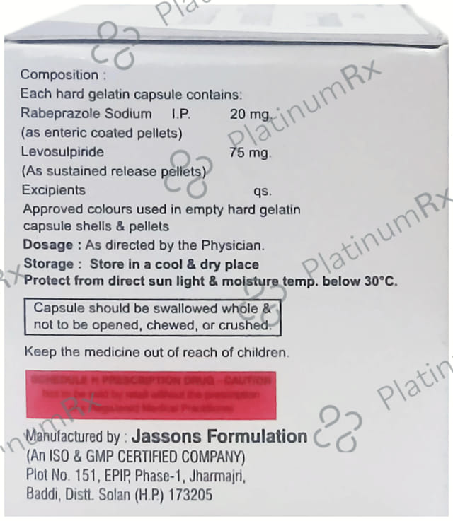 Raberokk LS 75mg/20mg Capsule SR