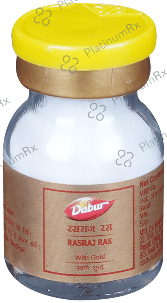 Dabur Rasraj Ras with Gold Tablet 10 tablets